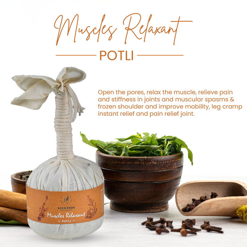 Ayurvedic Pain Relief Combo ( Pain Oil + Herbal Compressed Potli )