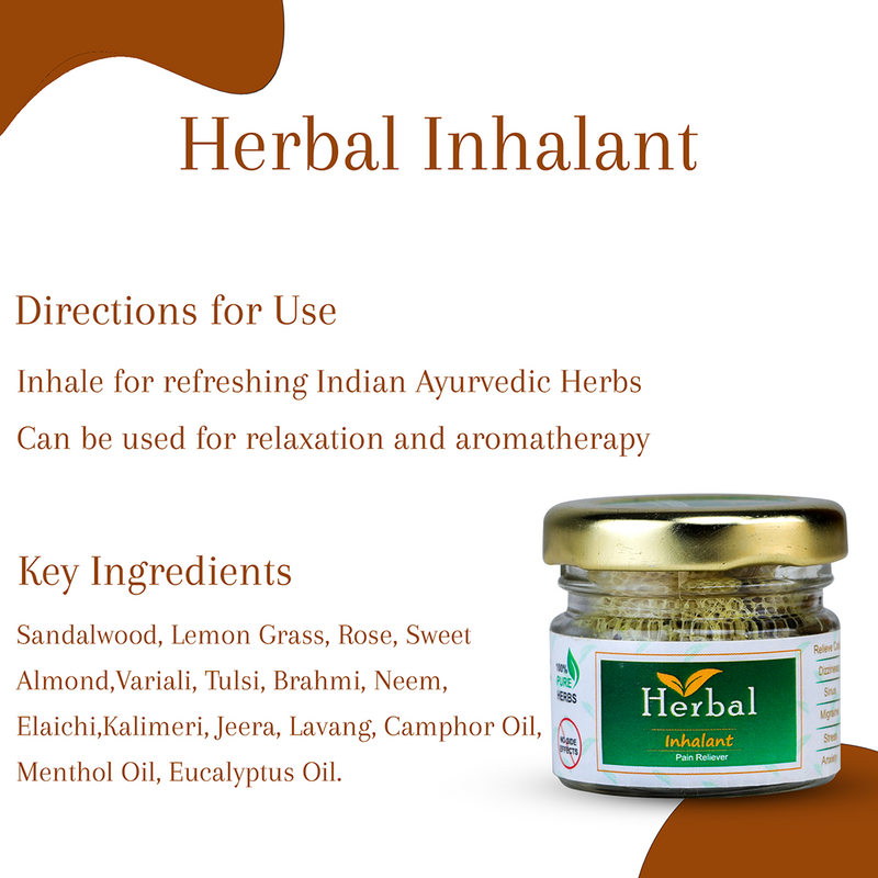 Herbal Inhalant Sinus, Migraine & Cold ( Natural Herbs ) 30g