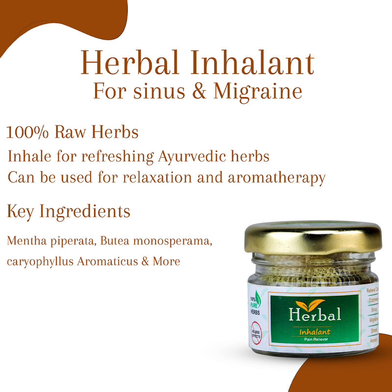 Herbal Inhalant Sinus, Migraine & Cold ( Natural Herbs ) 30g