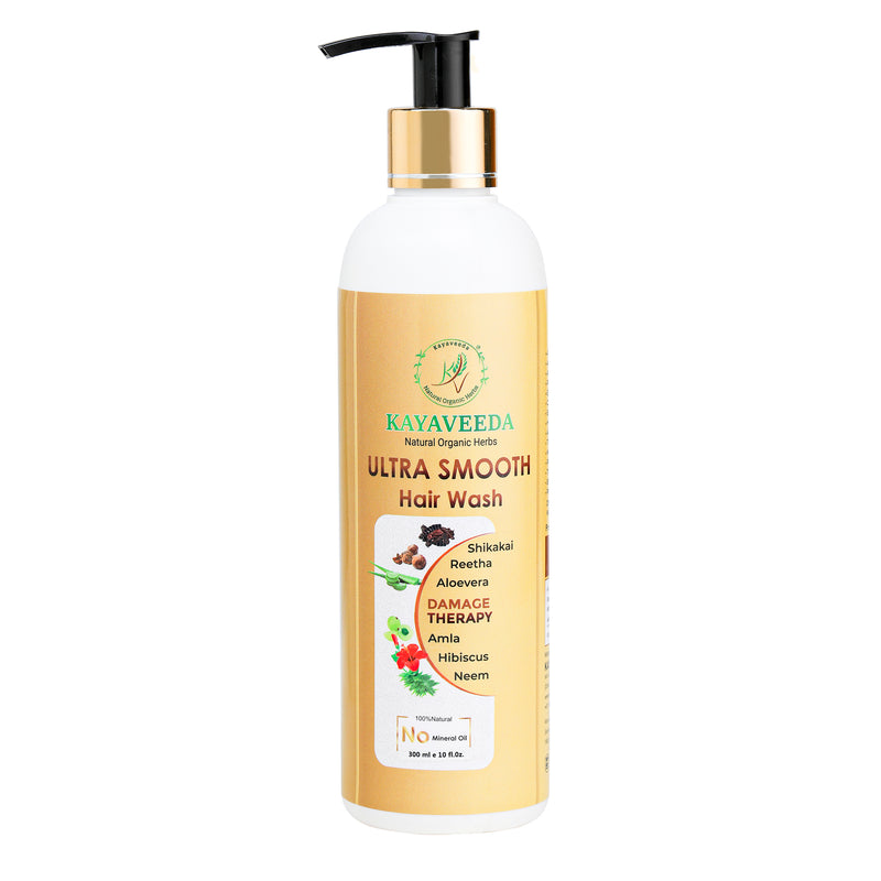 Ultra Smooth Hair Wash With Aloe Vera, Neem & Shikakai For Hair Fall & Re-Growth 300ml