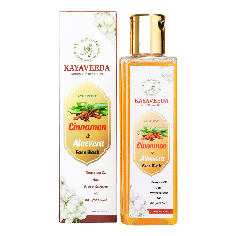 Cinnamon & Aloe Vera Facewash ( For Oily Skin & Anti-Pollution ) 200ml