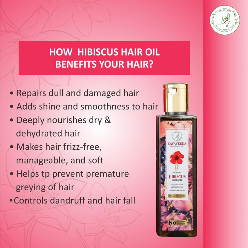 Hibiscus Hair Oil Repair Dull & Frizzy Hairs ( 200ml )