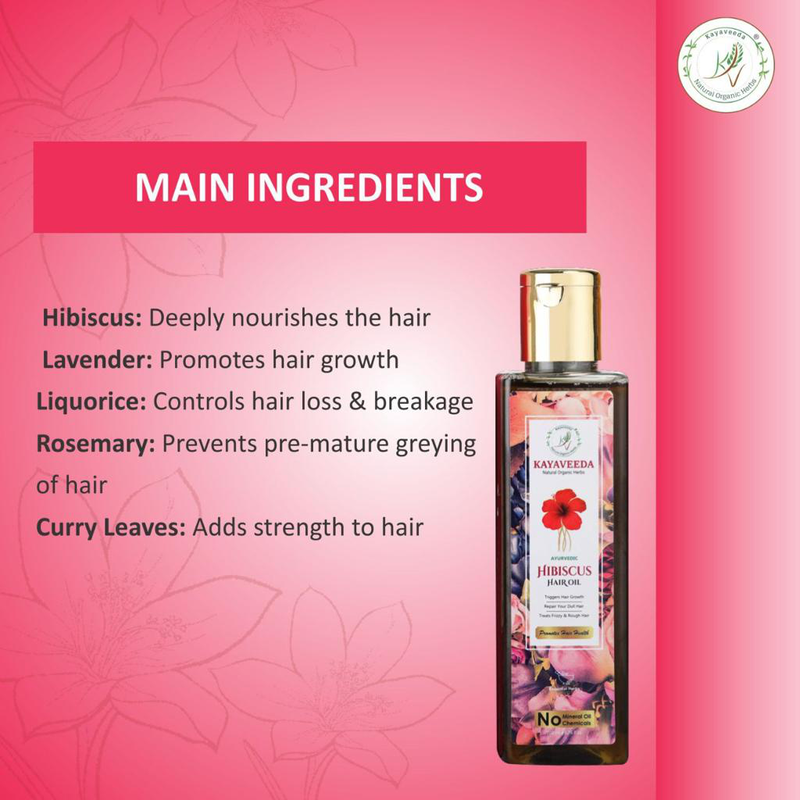 Hibiscus Hair Oil Repair Dull & Frizzy Hairs ( 200ml )