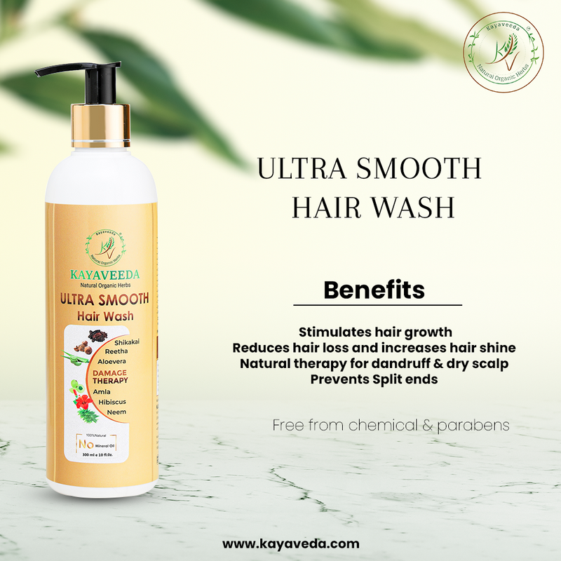 Ultra Smooth Damaged Hair Combo ( Milk Protein, Aloe Vera, Ritha, Neem & Hibiscus )